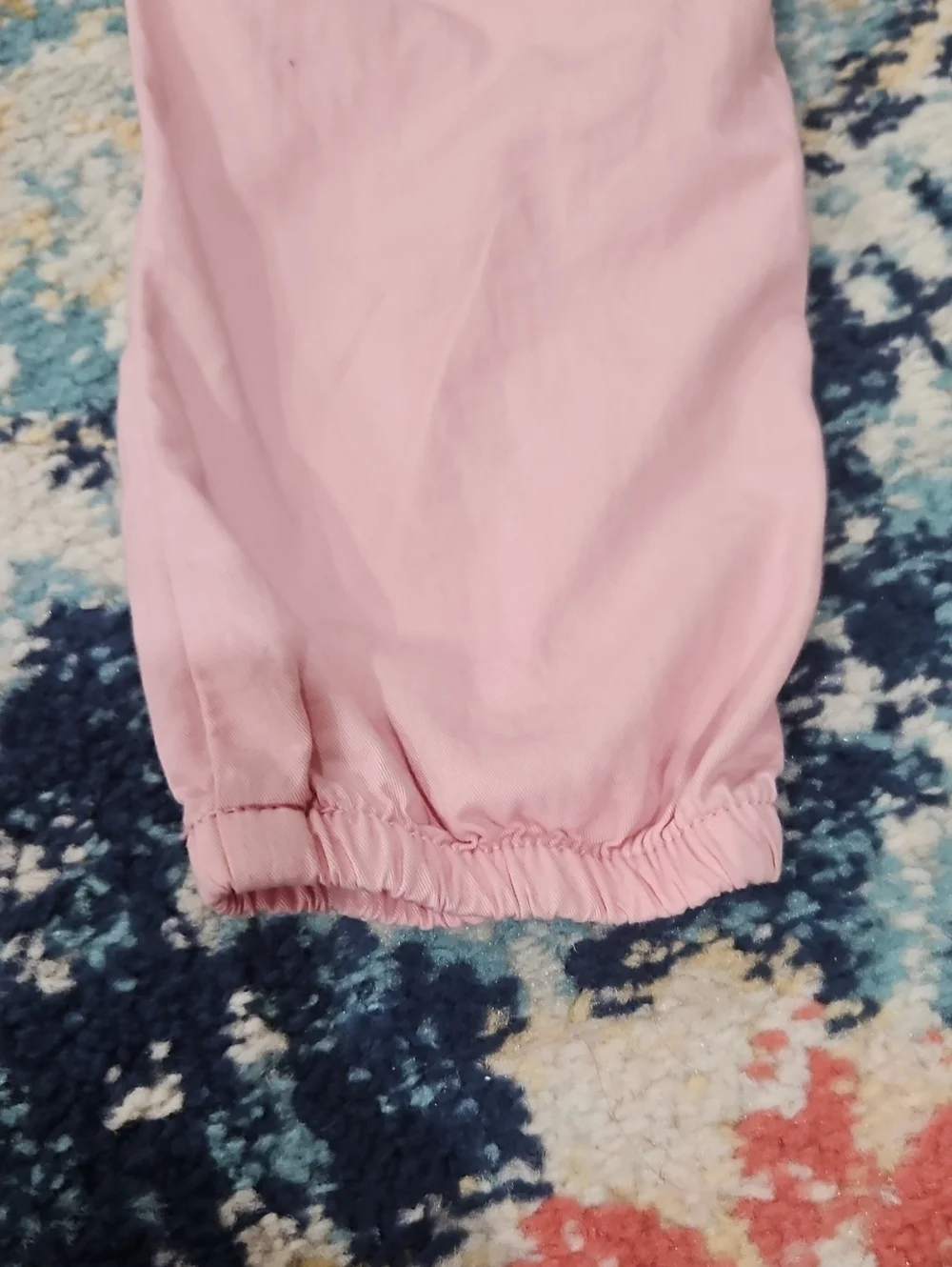 Childrens Place Light Pink Elastic-Waist Joggers for Kids
